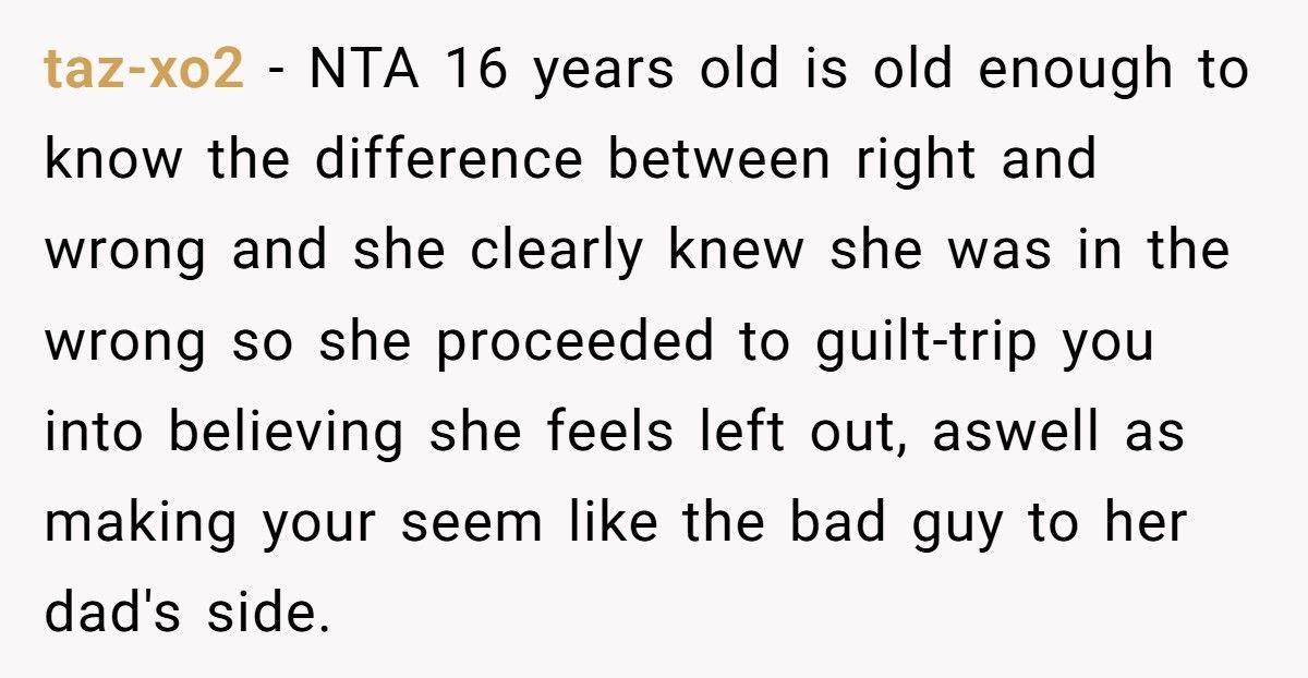 Aunt Refuses To Help Teen Niece After She Robs Her