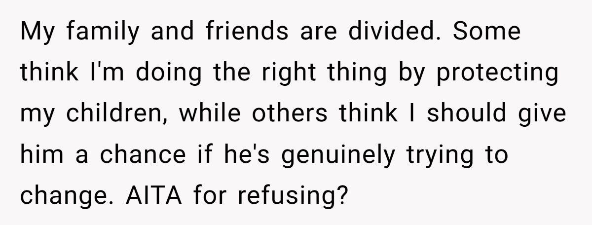 Abusive Ex Demands Unsupervised Visits After Anger Management Therapy Graduation, Mom Says No Abusive Ex Demands Unsupervised Visits After Anger Management Therapy Graduation, Mom Says No