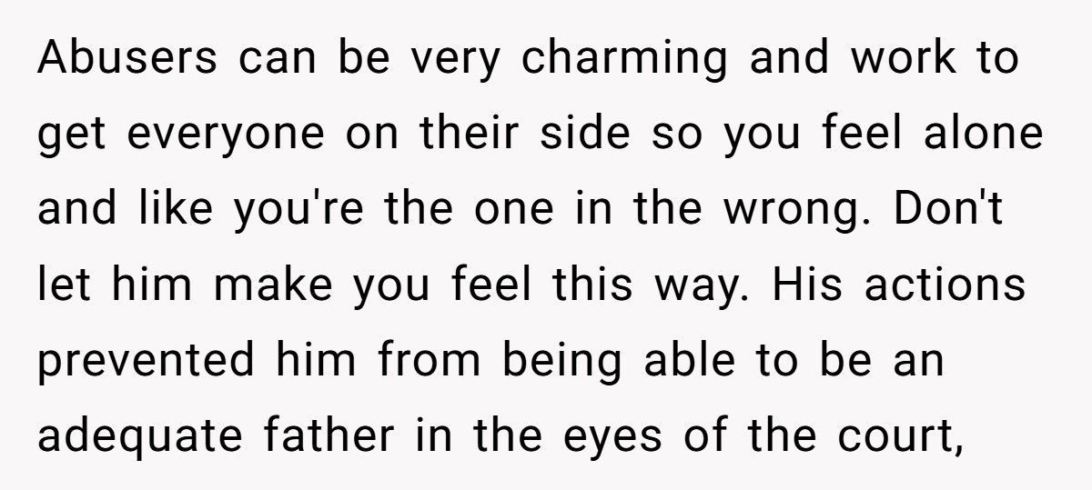 Abusive Ex Demands Unsupervised Visits After Anger Management Therapy Graduation, Mom Says No Abusive Ex Demands Unsupervised Visits After Anger Management Therapy Graduation, Mom Says No
