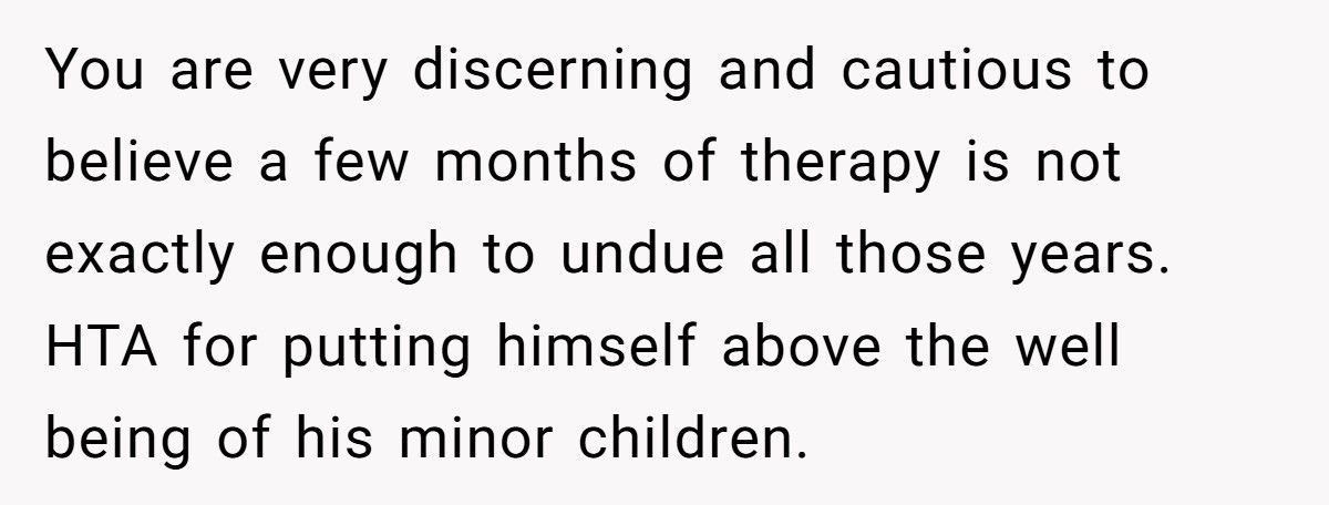 Abusive Ex Demands Unsupervised Visits After Anger Management Therapy Graduation, Mom Says No Abusive Ex Demands Unsupervised Visits After Anger Management Therapy Graduation, Mom Says No