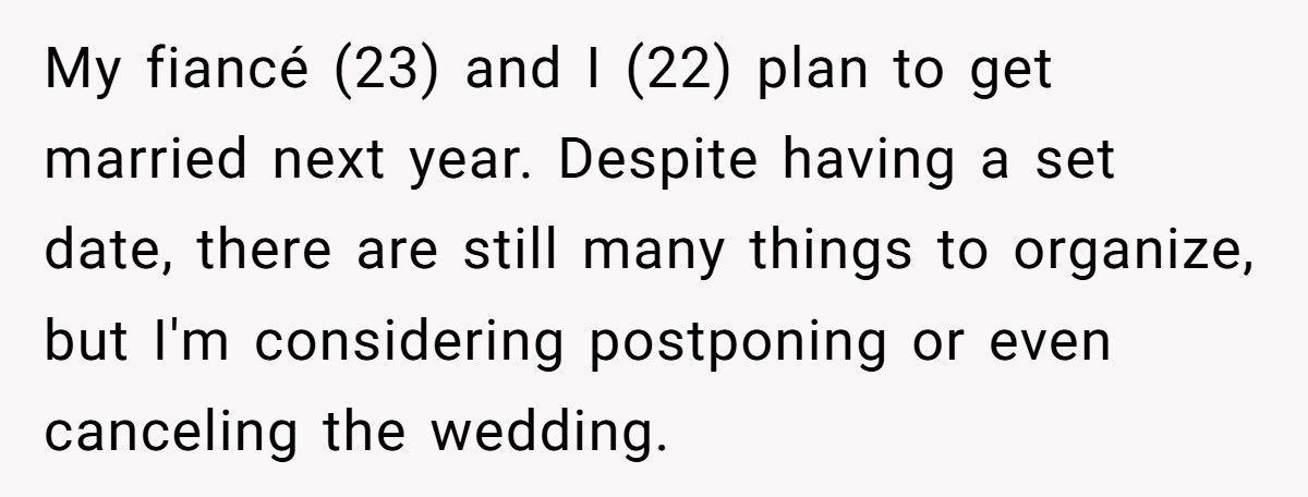 Woman Considers Canceling Wedding After Fiancé Pretends They’ll Have Kids To Please His Family