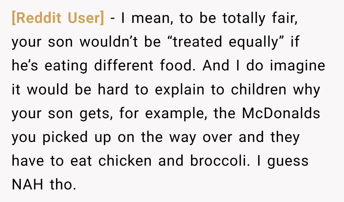 Sister-In-Law Calls Out Brother-In-Law For Bringing McDonald’s For His Son Only