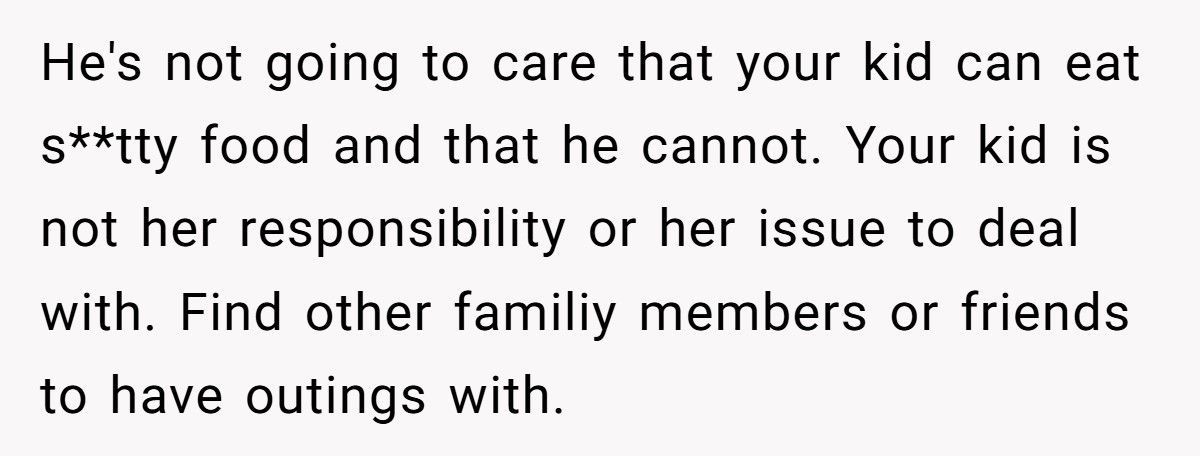 Sister-In-Law Calls Out Brother-In-Law For Bringing McDonald’s For His Son Only