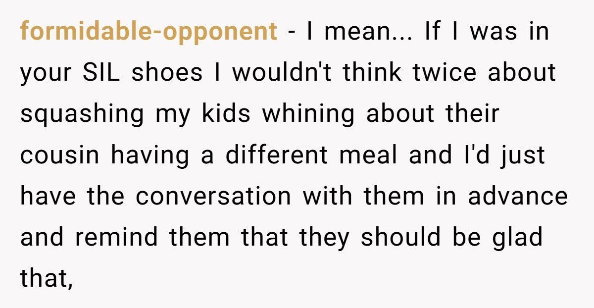 Sister-In-Law Calls Out Brother-In-Law For Bringing McDonald’s For His Son Only