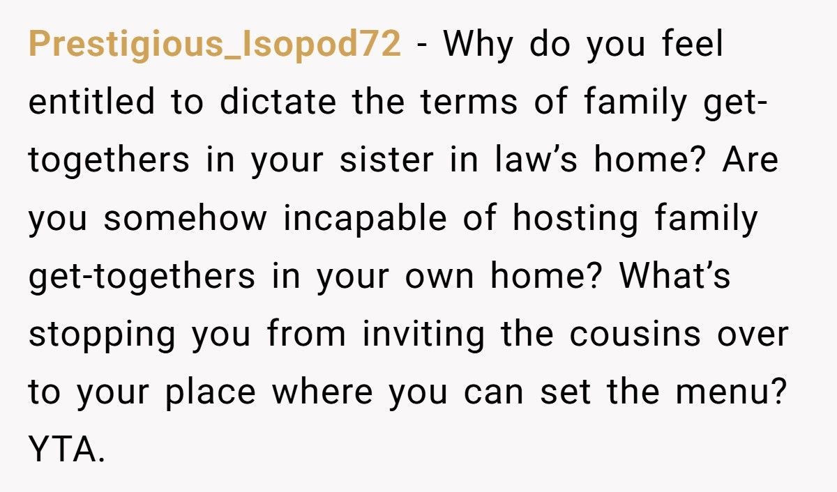 Sister-In-Law Calls Out Brother-In-Law For Bringing McDonald’s For His Son Only