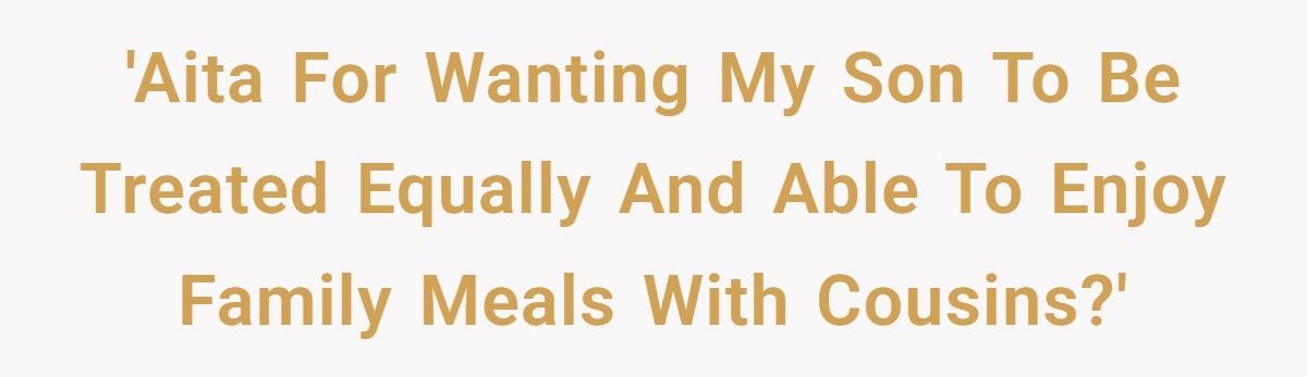 Sister-In-Law Calls Out Brother-In-Law For Bringing McDonald’s For His Son Only