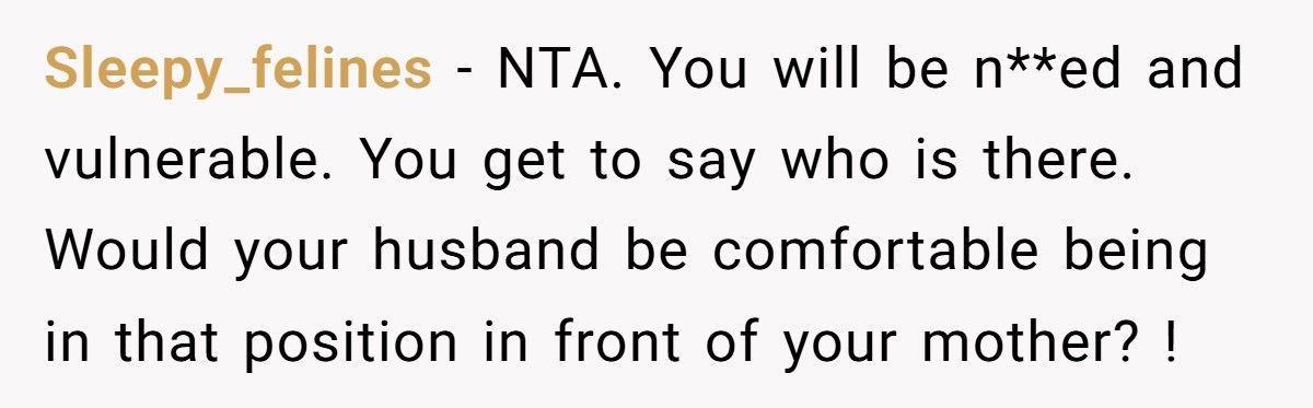 Pregnant Woman Refuses MIL Delivery Room Access, Her Husband Says He Won’t Be There Either Pregnant Woman Refuses MIL Delivery Room Access, Her Husband Says He Won’t Be There Either