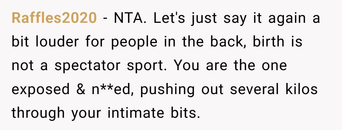 Pregnant Woman Refuses MIL Delivery Room Access, Her Husband Says He Won’t Be There Either