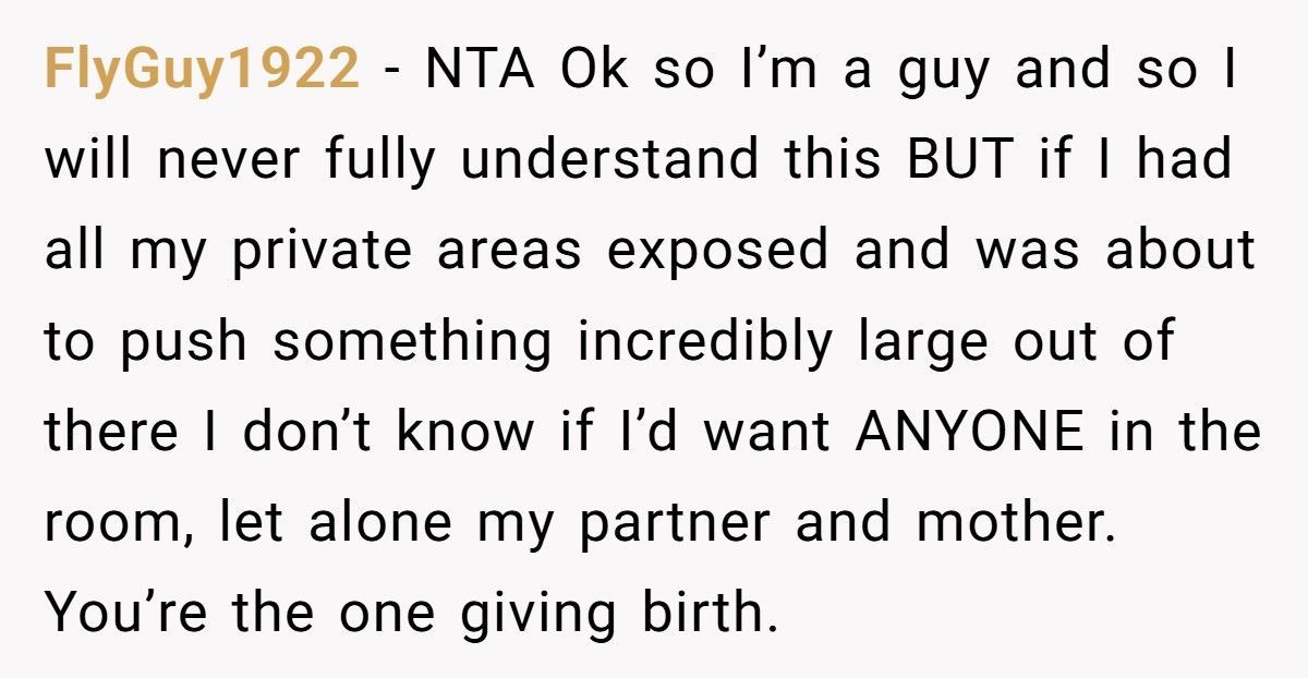 Pregnant Woman Refuses MIL Delivery Room Access, Her Husband Says He Won’t Be There Either