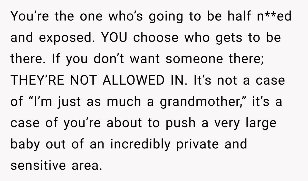 Pregnant Woman Refuses MIL Delivery Room Access, Her Husband Says He Won’t Be There Either