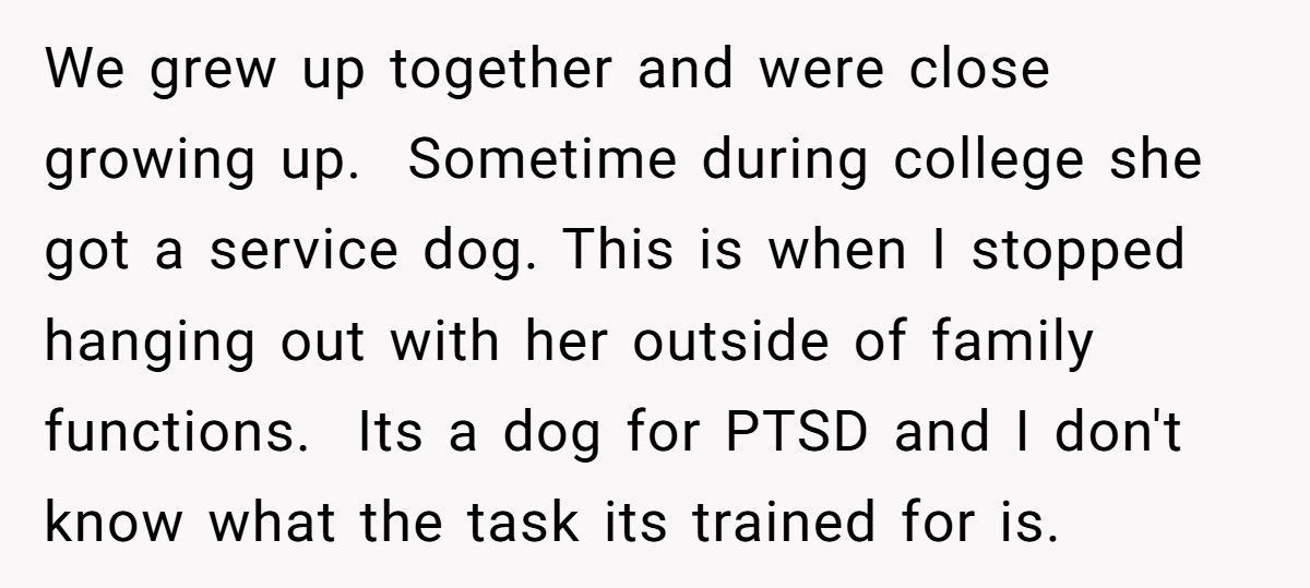 Bride Refuses Cousin’s Service Dog At Wedding, Family Calls Her Out For Ableism