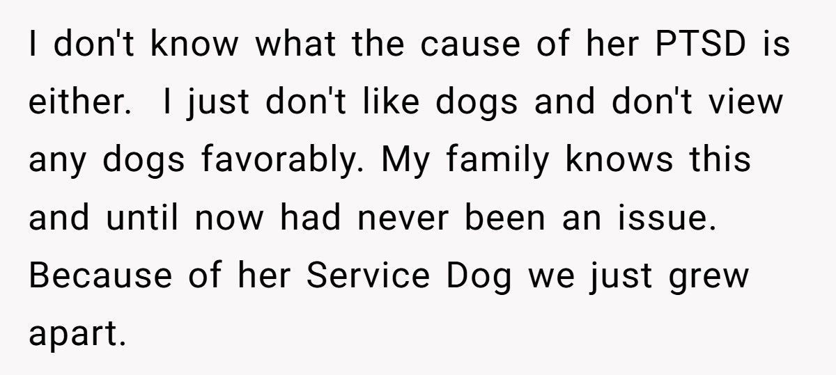 Bride Refuses Cousin’s Service Dog At Wedding, Family Calls Her Out For Ableism