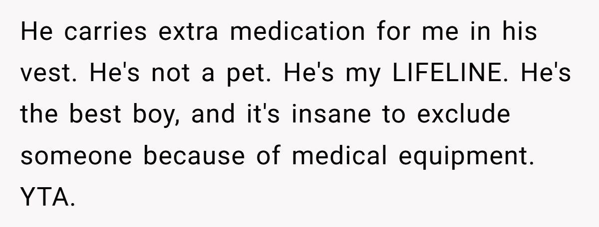 Bride Refuses Cousin’s Service Dog At Wedding, Family Calls Her Out For Ableism