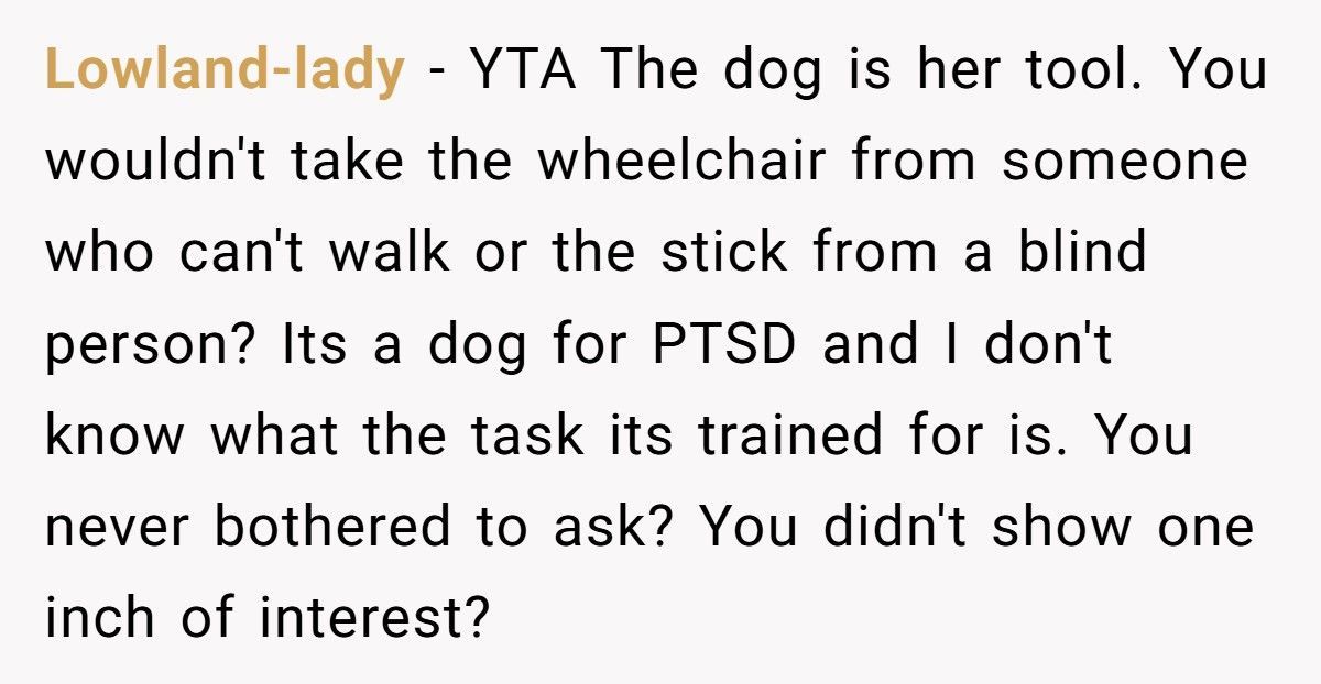 Bride Refuses Cousin’s Service Dog At Wedding, Family Calls Her Out For Ableism