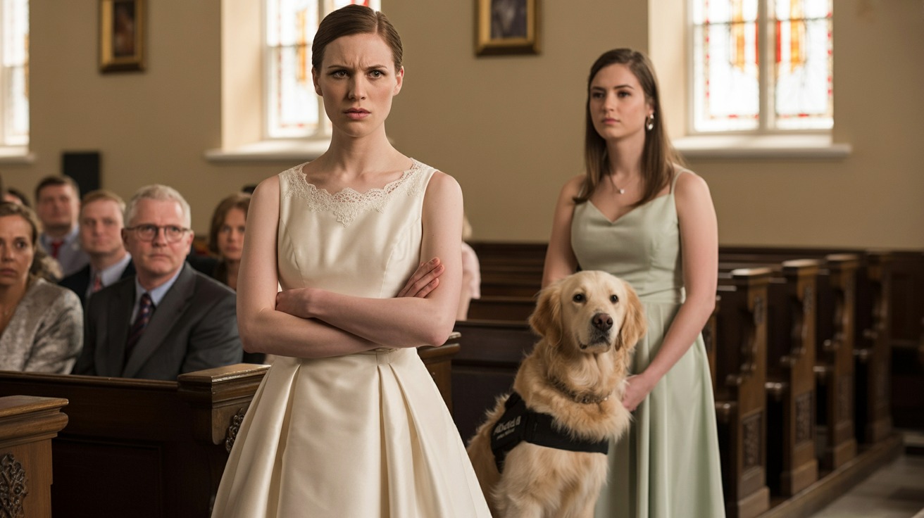 Bride Refuses Cousin’s Service Dog At Wedding, Family Calls Her Out For Ableism Bride Refuses Cousin’s Service Dog At Wedding, Family Calls Her Out For Ableism