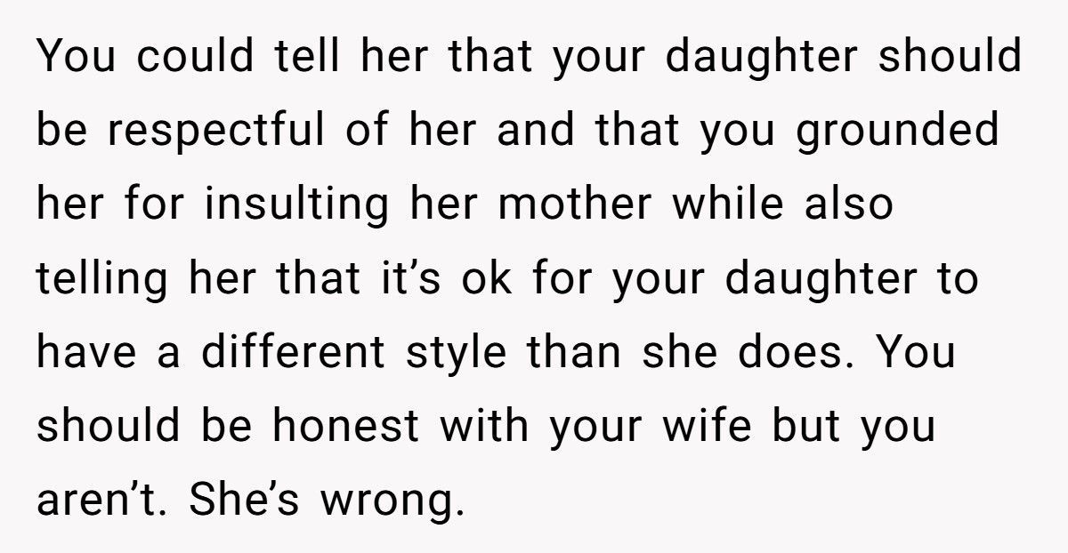 Teen Slams Dad For Babying Mom After Fight With Daughter Over Haircut