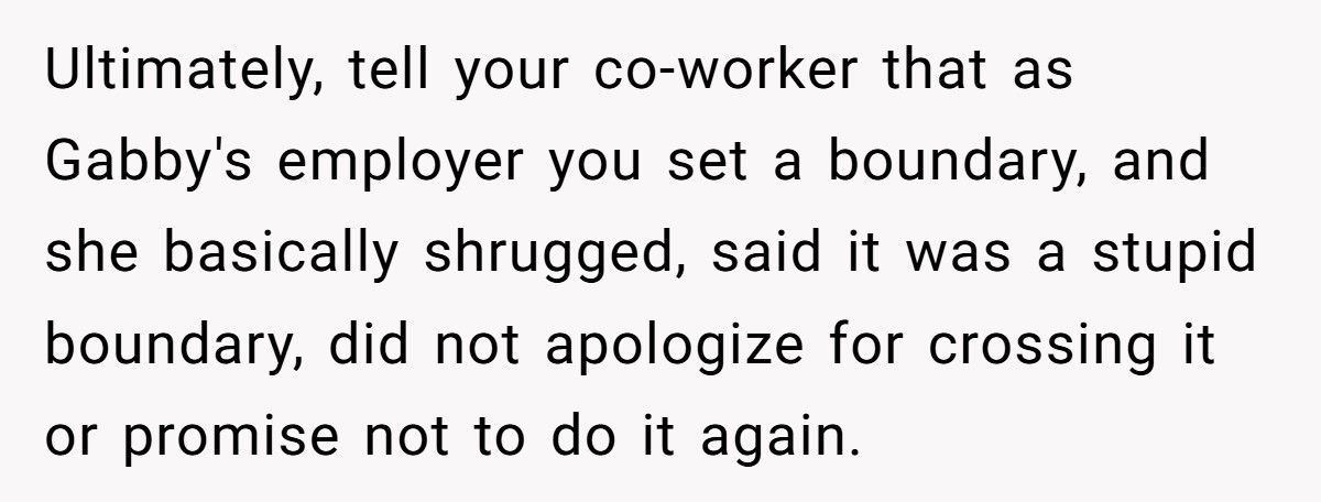 Parent Fires Babysitter After She Lets Her Mom Into The House Without Permission