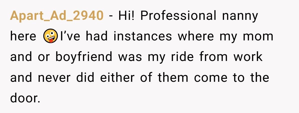 Parent Fires Babysitter After She Lets Her Mom Into The House Without Permission