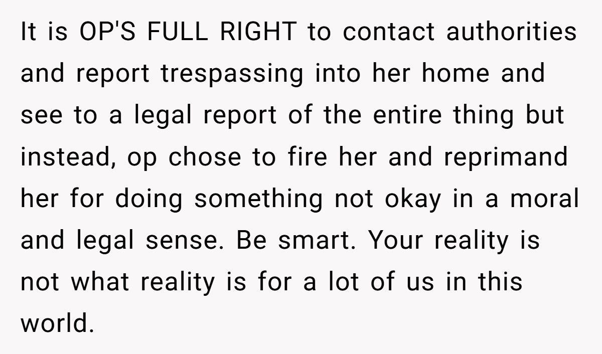 Parent Fires Babysitter After She Lets Her Mom Into The House Without Permission