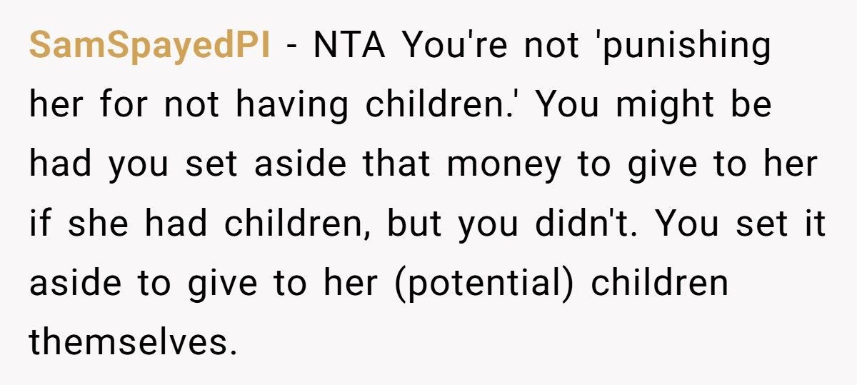 Dad Refuses To Give Daughter $350K Saved For Future Grandkids After She Chooses To Be Child-Free