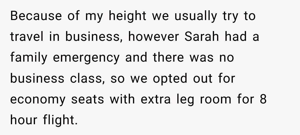 Man Tells Overweight Passenger To Buy Two Seats After Refusing To Swap His Sleeping Fiancée’s Spot On Flight
