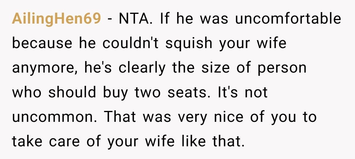 Man Tells Overweight Passenger To Buy Two Seats After Refusing To Swap His Sleeping Fiancée’s Spot On Flight