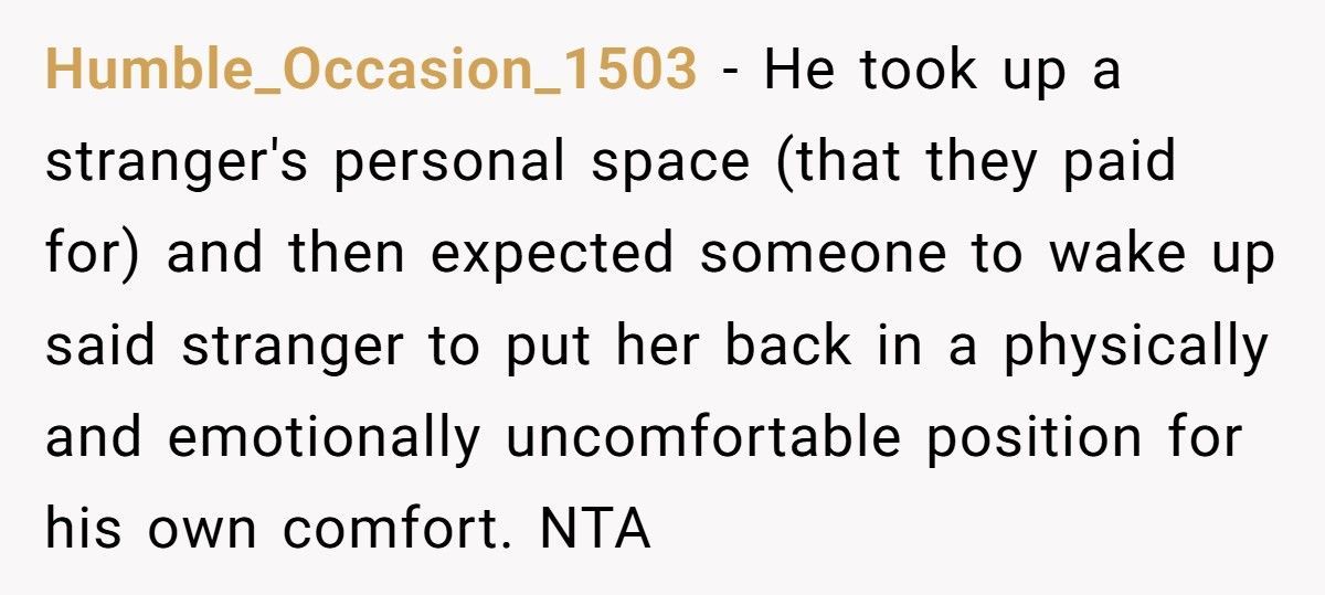 Man Tells Overweight Passenger To Buy Two Seats After Refusing To Swap His Sleeping Fiancée’s Spot On Flight