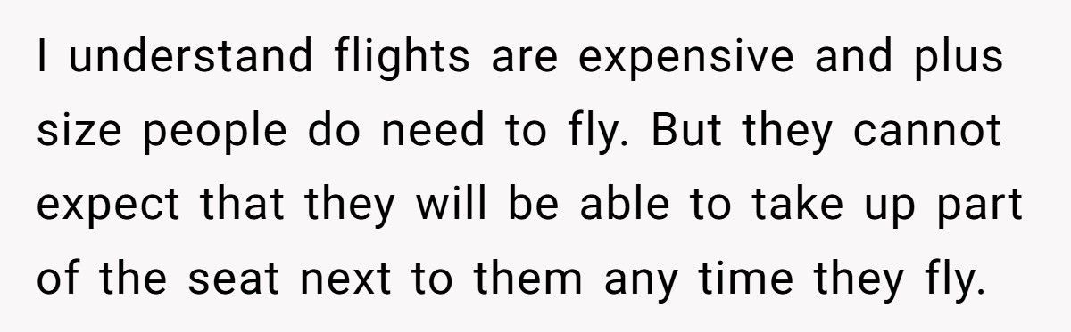 Man Tells Overweight Passenger To Buy Two Seats After Refusing To Swap His Sleeping Fiancée’s Spot On Flight