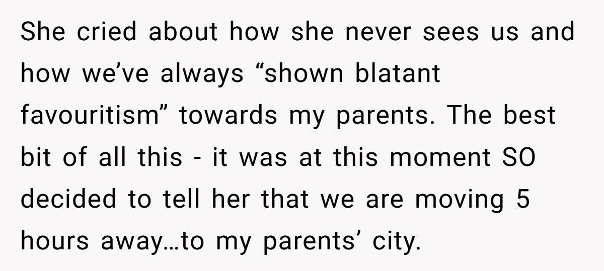 MIL Tries To Make Couple Jealous With Lavish Vacations But Melts Down When They Move Closer To Wife’s Parents