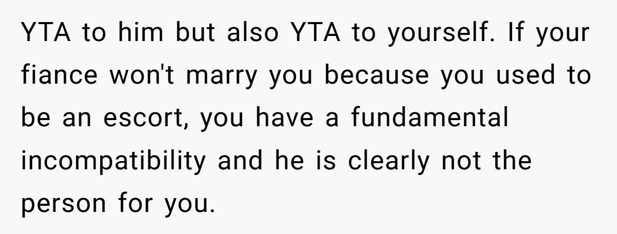 Woman Hides Escort Past From Fiancé For Two Years, Finally Confesses And Gets the Surprise Of Her Life