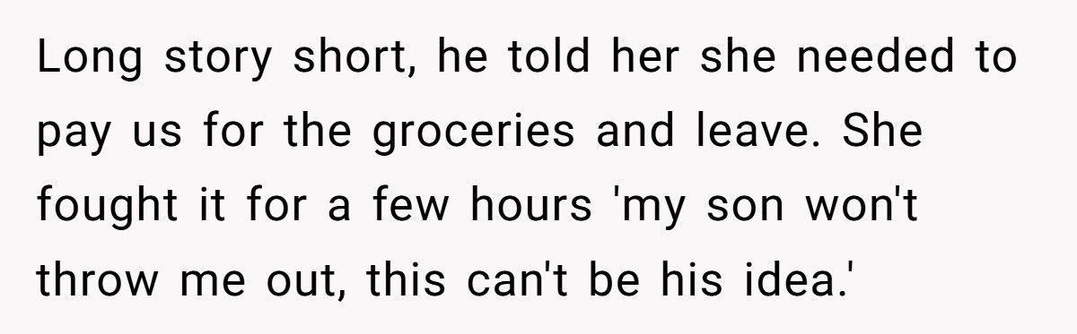 Couple Kick MIL Out Of The House After She Hid Her Stimulus Check And Trashed Their Groceries