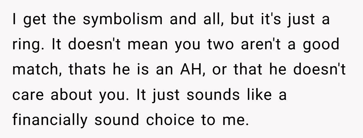 Fiancée Refuses “Recycled” Engagement Ring After Learning It Was Bought For His Ex
