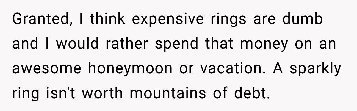 Fiancée Refuses “Recycled” Engagement Ring After Learning It Was Bought For His Ex