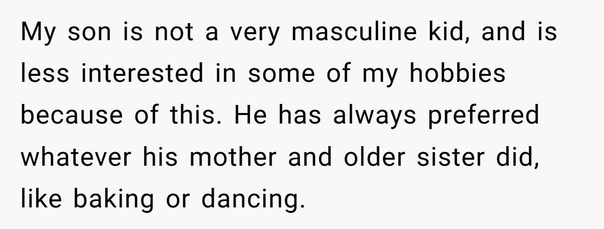 Father Called Out By Teen Daughter For Favoring Son’s “Masculine” Hobbies