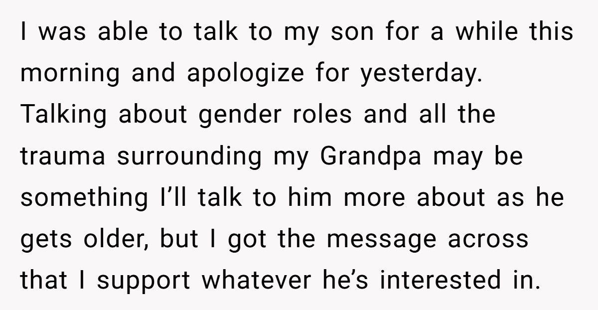 Father Called Out By Teen Daughter For Favoring Son’s “Masculine” Hobbies