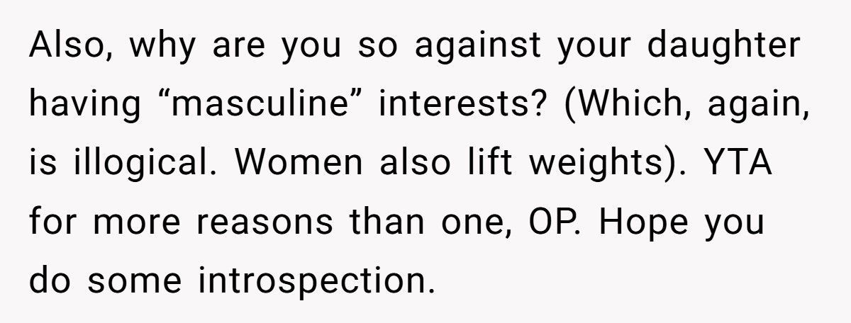 Father Called Out By Teen Daughter For Favoring Son’s “Masculine” Hobbies