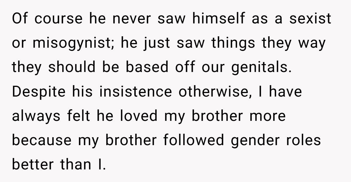 Father Called Out By Teen Daughter For Favoring Son’s “Masculine” Hobbies