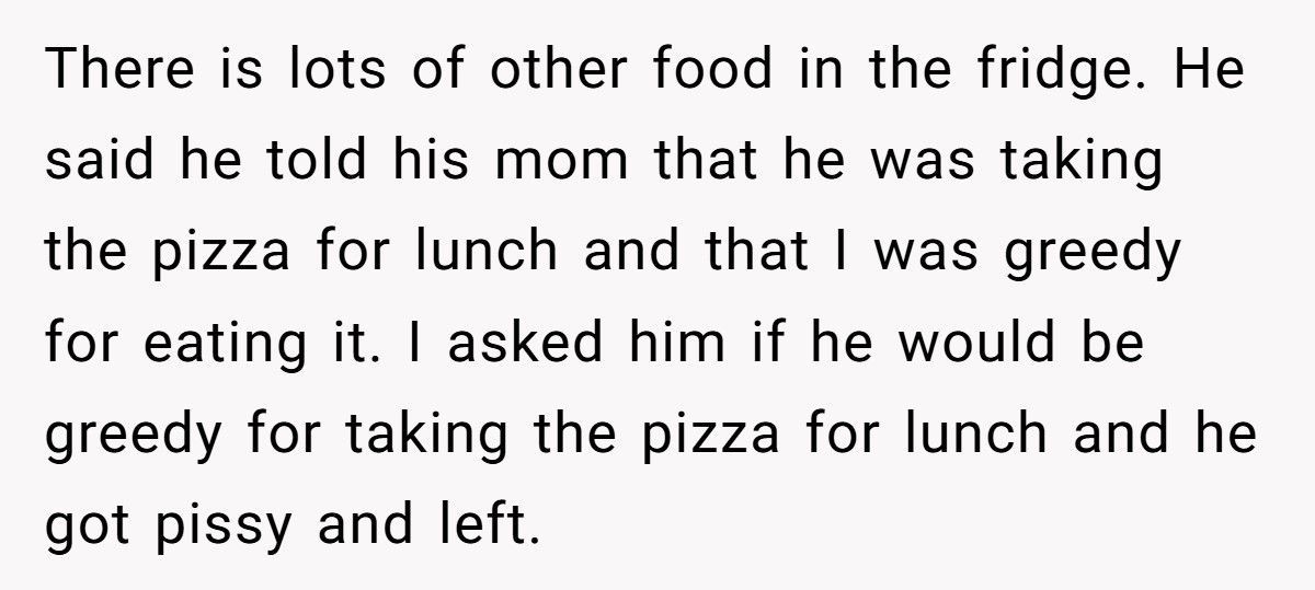 Wife Calls Husband Cruel After He Warns Son To Move Out Over Food