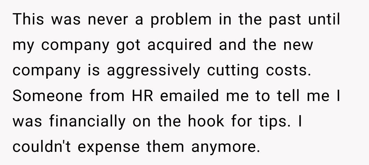 HR Bans Tipping On Expense Accounts, Employee Finds Petty But Perfect Workaround HR Bans Tipping On Expense Accounts, Employee Finds Petty But Perfect Workaround