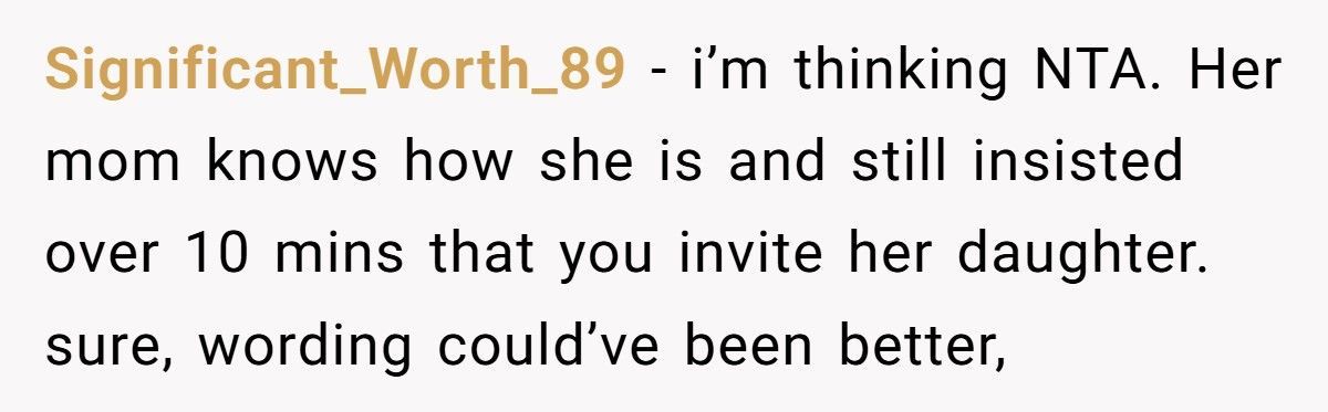 Stepmom Explodes When Sister Refuses To Include Her “Unkind” Daughter In Party