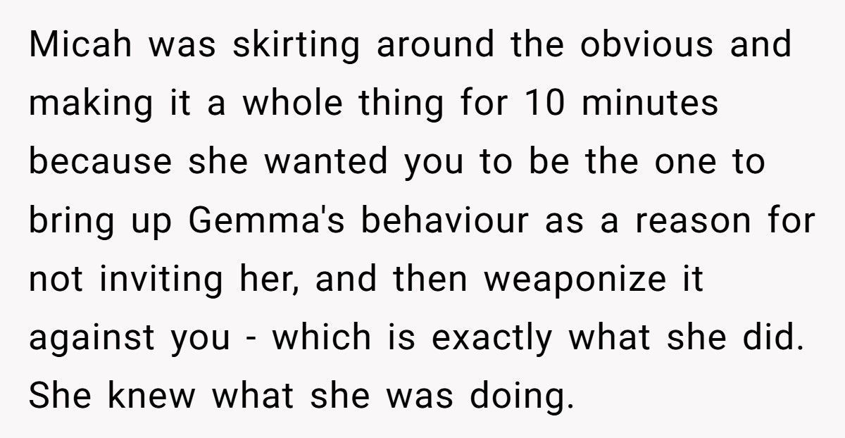 Stepmom Explodes When Sister Refuses To Include Her “Unkind” Daughter In Party