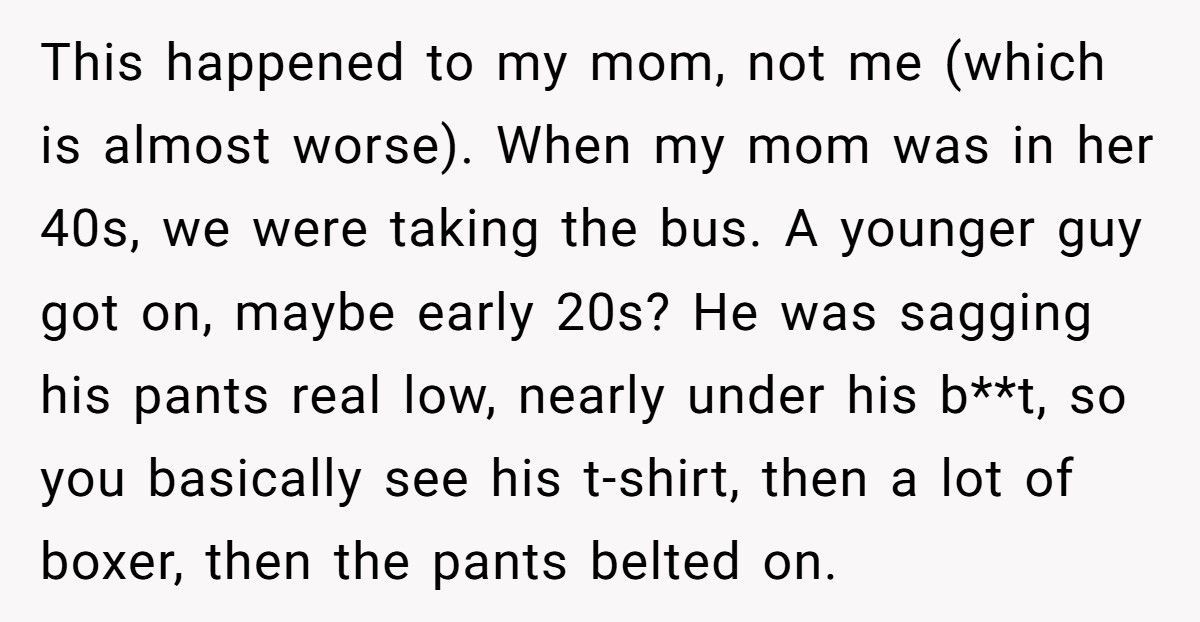 Mom Pantses Stranger On Bus, Instantly Regrets It