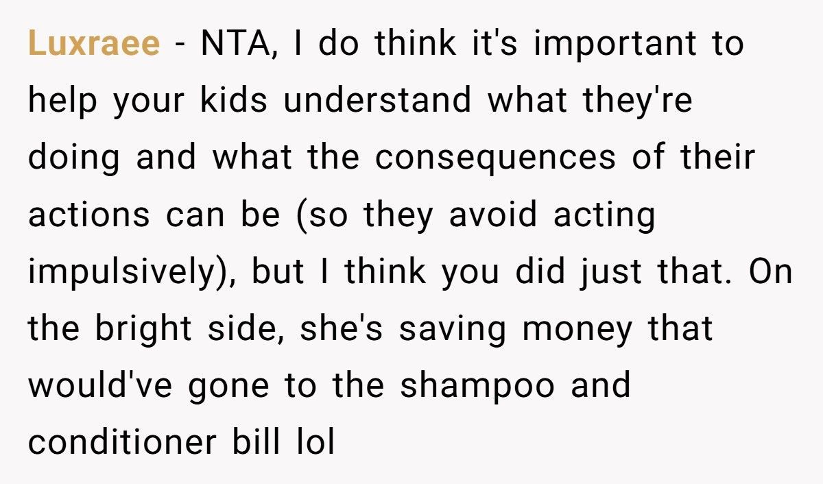 Mom Lets 8-Year-Old Shave Her Head, Family Calls It Bad Parenting