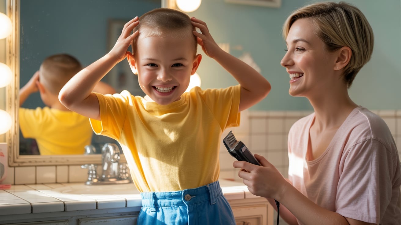 Mom Lets 8-Year-Old Shave Her Head, Family Calls It Bad Parenting