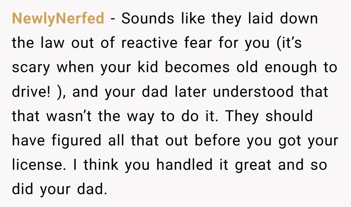 Parents Said He Couldn’t Drive Anywhere Without Permission, So He Followed The Rule To The Letter