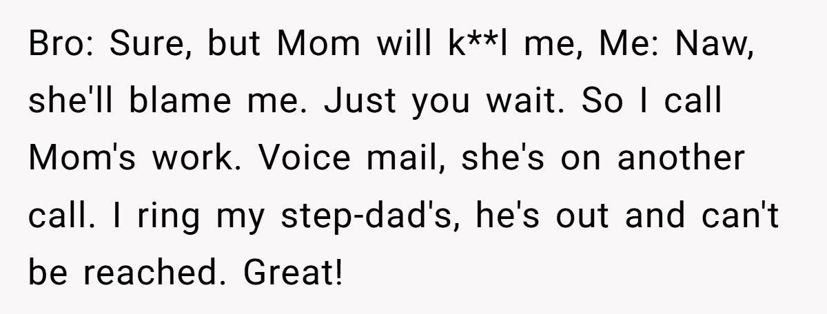 Parents Said He Couldn’t Drive Anywhere Without Permission, So He Followed The Rule To The Letter