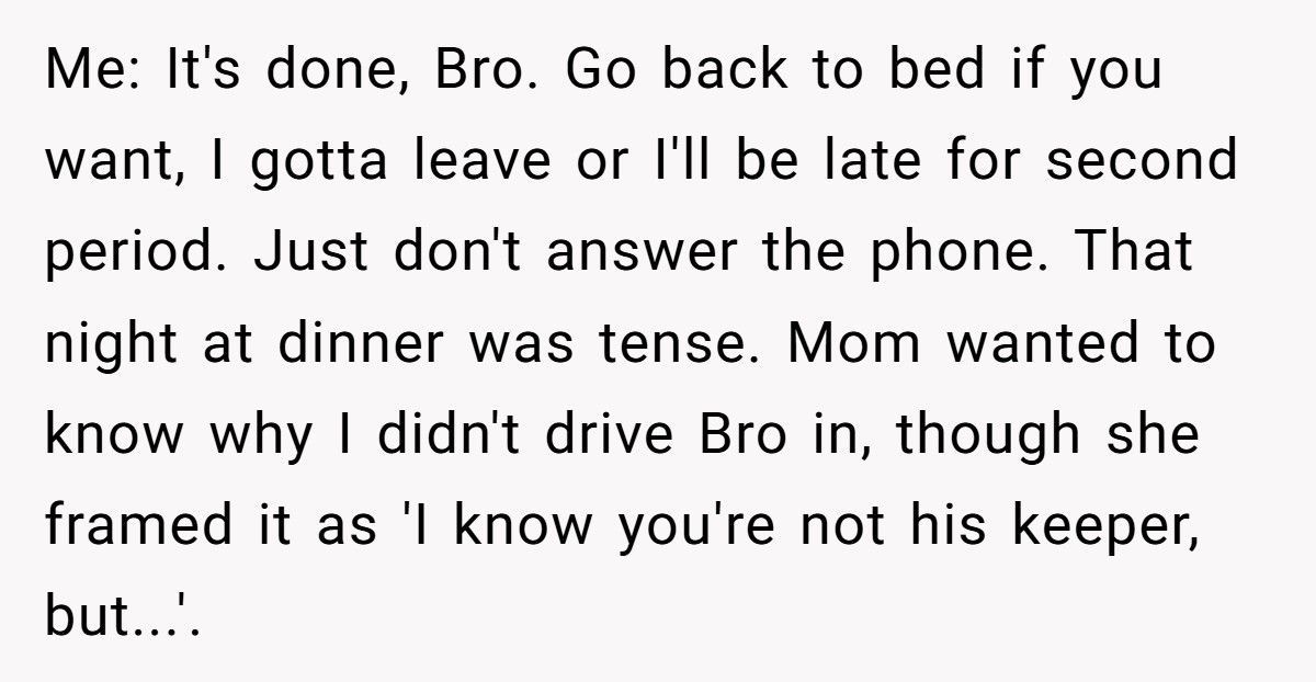 Parents Said He Couldn’t Drive Anywhere Without Permission, So He Followed The Rule To The Letter