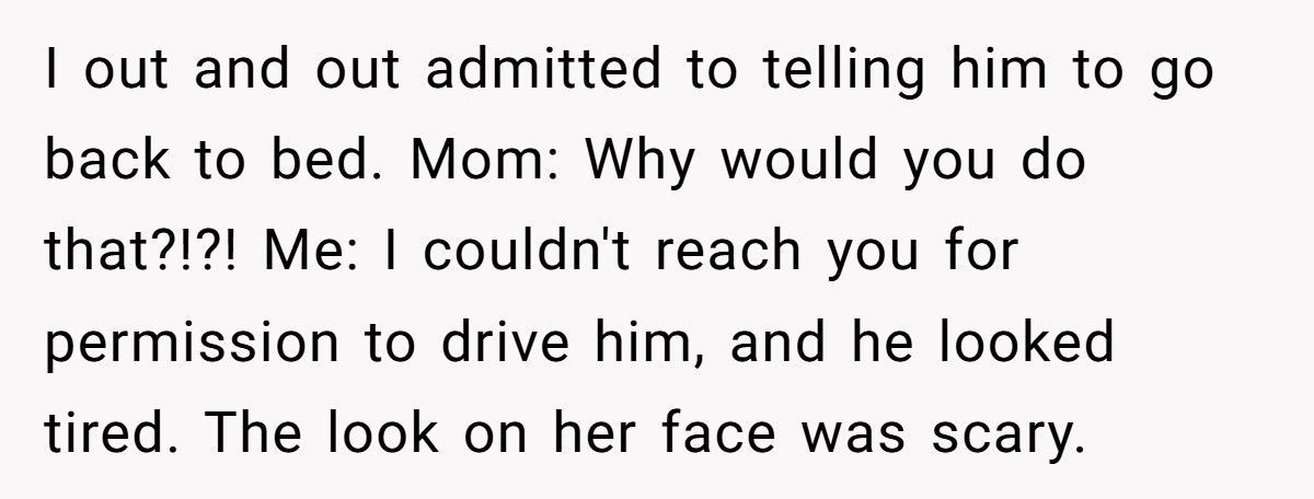Parents Said He Couldn’t Drive Anywhere Without Permission, So He Followed The Rule To The Letter