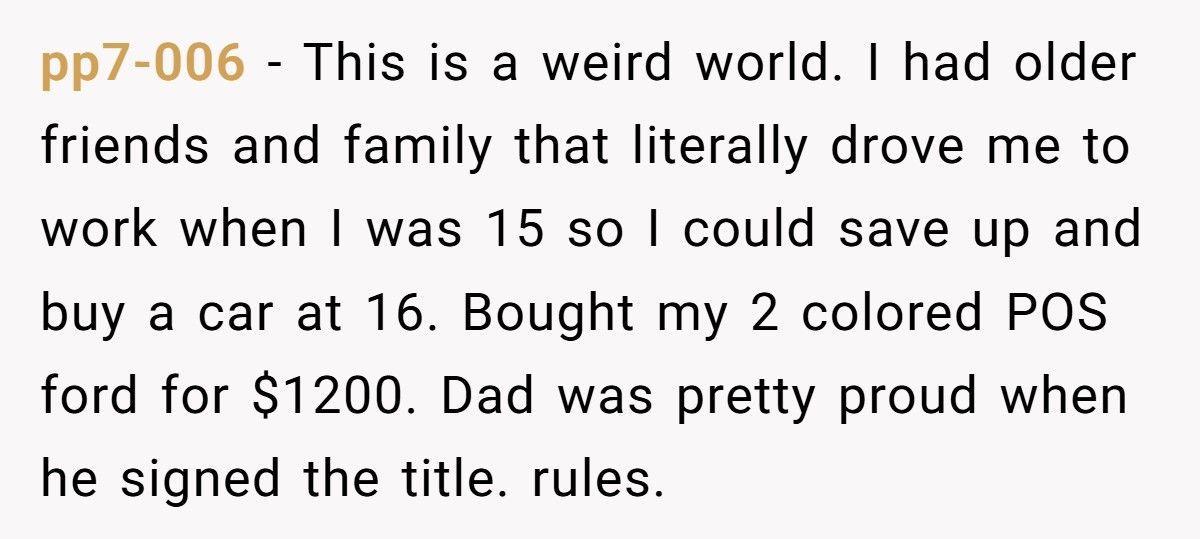 Parents Said He Couldn’t Drive Anywhere Without Permission, So He Followed The Rule To The Letter