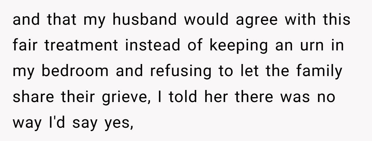 Woman Leaves Husband After Discovering He Let His Mother Steal Their Son’s Ashes